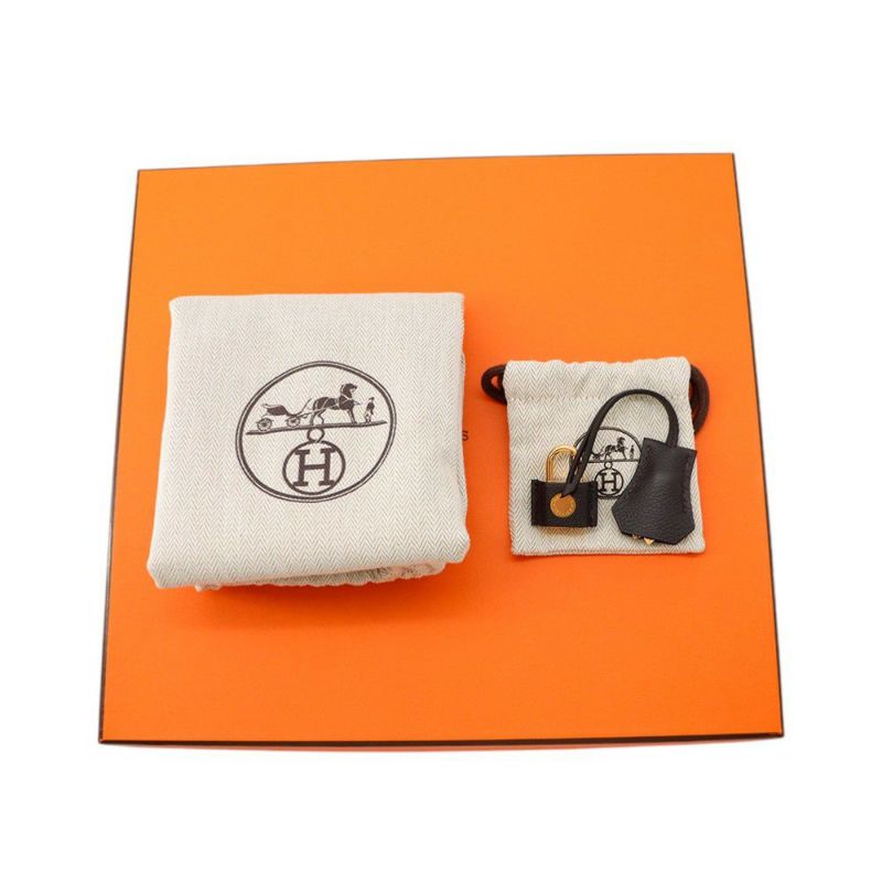 エルメス ハンドバッグ ニュードラッグII プルノワール/ゴールド金具 エバーカラー W刻印