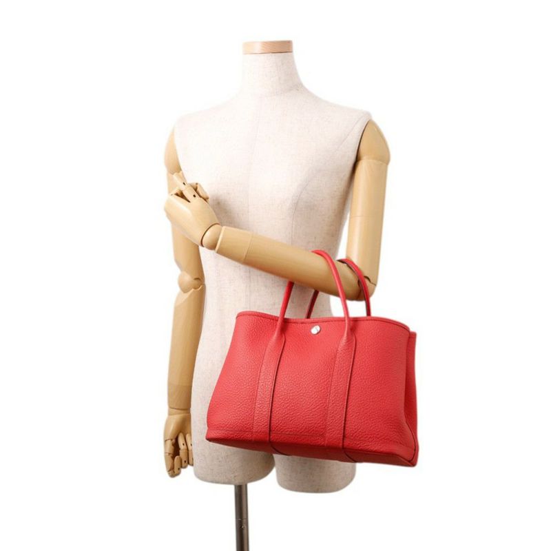 エルメス トートバッグ ガーデンパーティTPM ブーゲンビリア/シルバー金具 ネゴンダ Y刻印