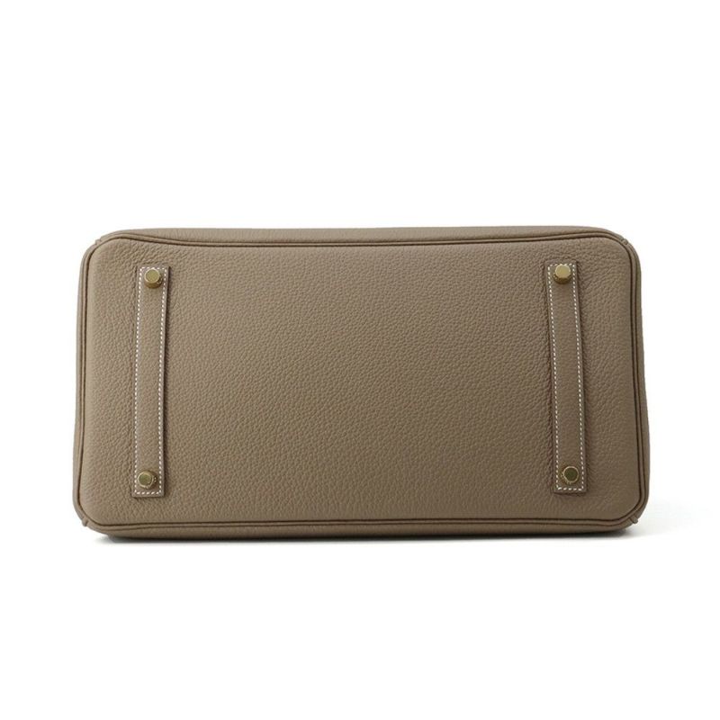 エルメス バーキン35 エトゥープ/ゴールド金具 トゴ K刻印 HERMES Birkin ハンドバッグ