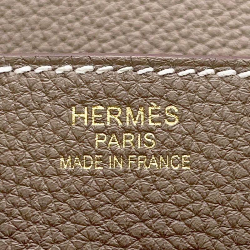 エルメス バーキン35 エトゥープ/ゴールド金具 トゴ K刻印 HERMES Birkin ハンドバッグ