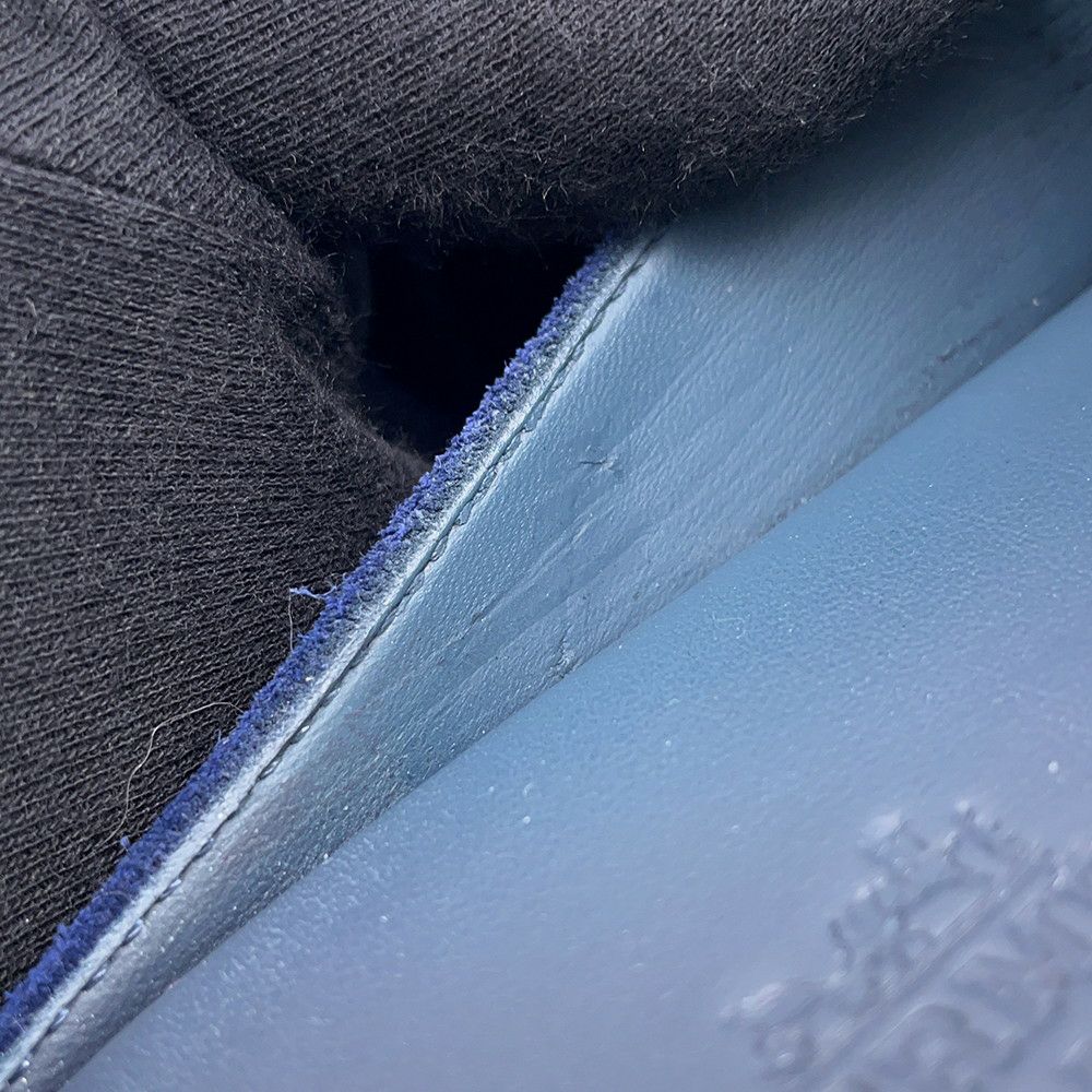 エルメス ミュール ライクリー マリン/シルバー金具 スエード/レザー メンズサイズ41 HERMES 靴