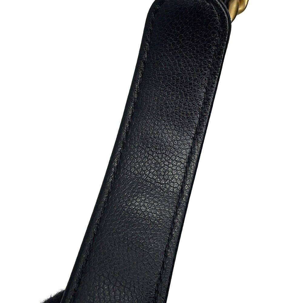 シャネル チェーンショルダーバッグ CHANEL25 ミディアム ココマーク マトラッセ  キャビアスキン AS5293 CHANEL 黒