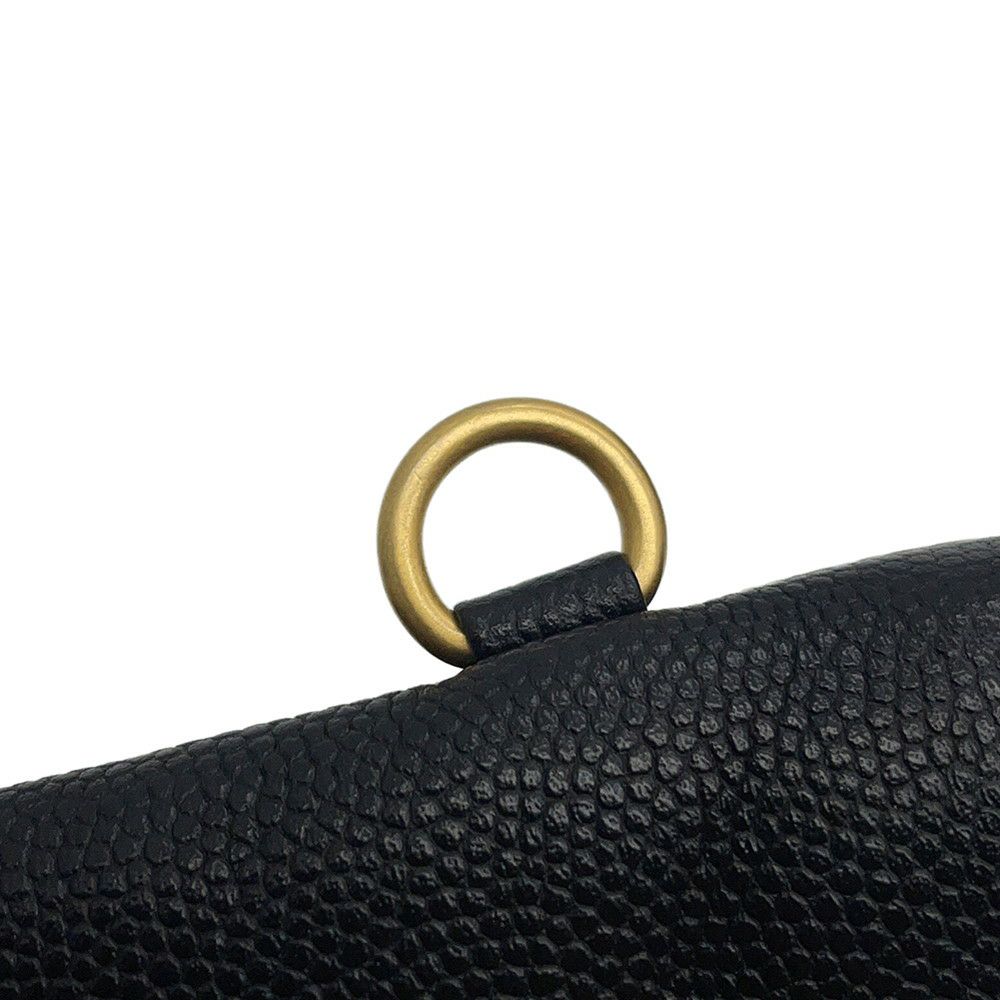 シャネル チェーンショルダーバッグ CHANEL25 ミディアム ココマーク マトラッセ  キャビアスキン AS5293 CHANEL 黒