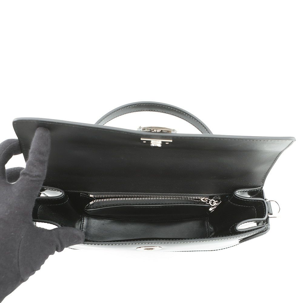 グッチ ハンドバッグ レザー GG ハーフムーン 805815 GUCCI バッグ 2way ショルダーバッグ 黒