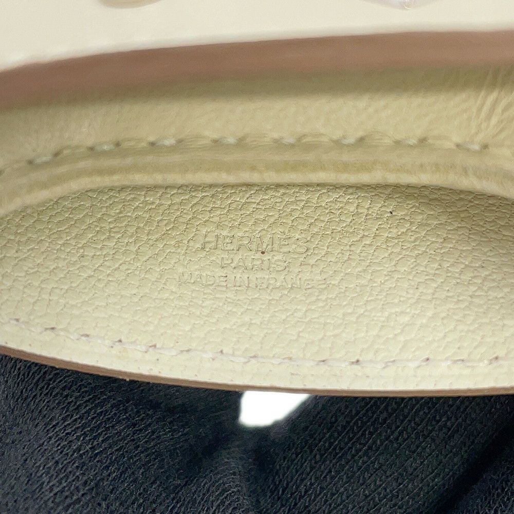 エルメス バッグチャーム ロデオPM ロベオ ロック クレ/シルバー金具 ラムスキン/スイフト K刻印 HERMES