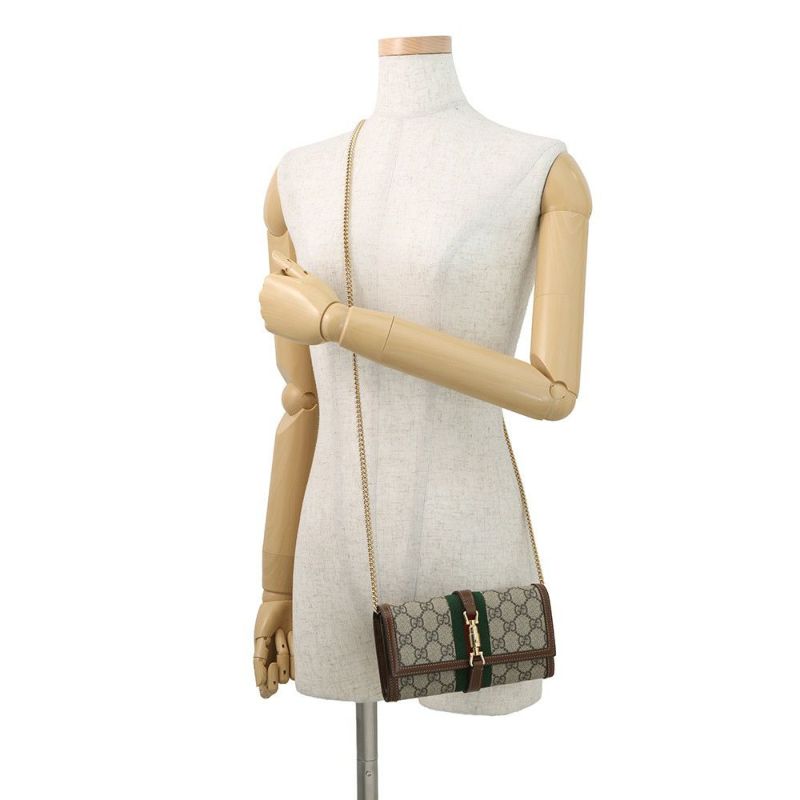 グッチ チェーンウォレット GGスプリーム ジャッキー1961 652681 GUCCI 財布