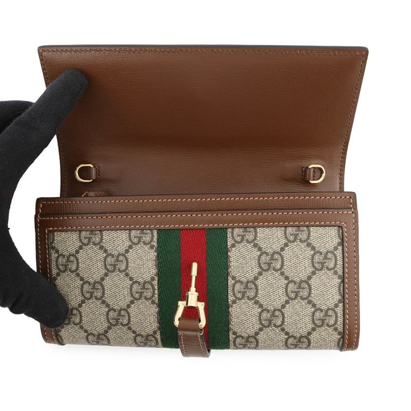 グッチ チェーンウォレット GGスプリーム ジャッキー1961 652681 GUCCI 財布