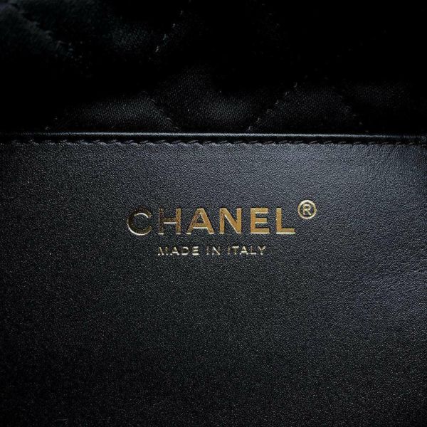 シャネル ハンドバッグ CHANEL 22 ミニ ココマーク ソフトキャビアスキン AS3980 CHANEL 2wayショルダーバッグ 黒