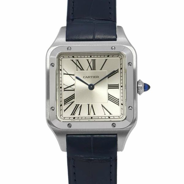 カルティエ サントス デュモン ウォッチ LM WSSA0022 Cartier 腕時計 シルバー文字盤