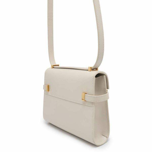 サンローランパリ ショルダーバッグ マンハッタン スモール カーフレザー 675626 SAINT LAURENT PARIS 白 ホワイト