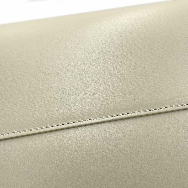 サンローランパリ ショルダーバッグ マンハッタン スモール カーフレザー 675626 SAINT LAURENT PARIS 白 ホワイト