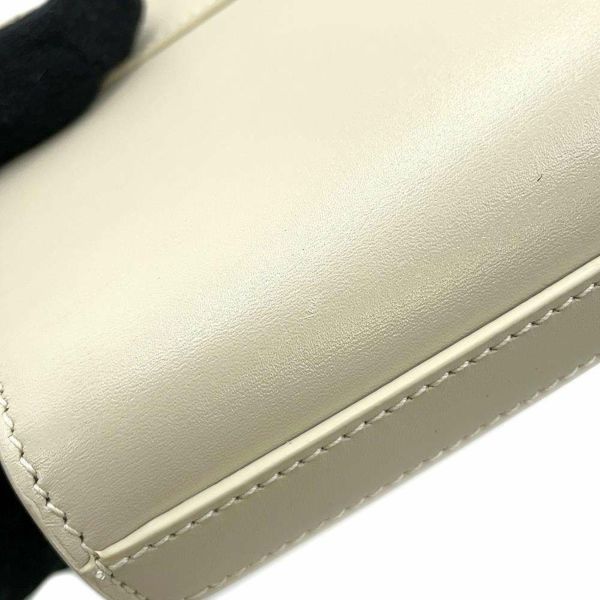 サンローランパリ ショルダーバッグ マンハッタン スモール カーフレザー 675626 SAINT LAURENT PARIS 白 ホワイト