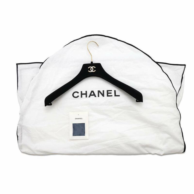 シャネル ダウンジャケット ウォッシュド デニム レディースサイズ36 P78298 CHANEL アウター