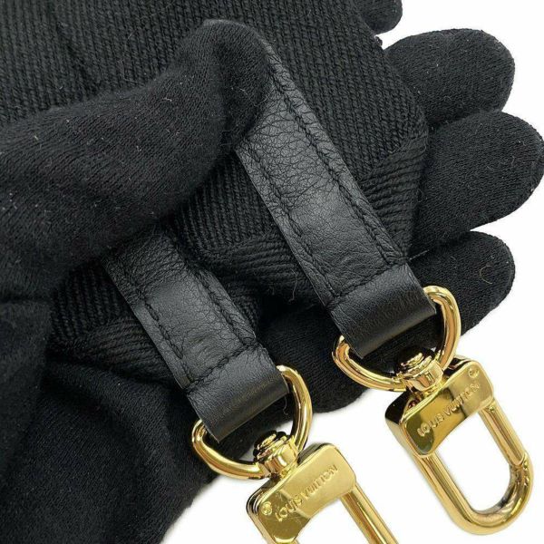 ルイヴィトン ショルダーバッグ モノグラム/ラムスキン クッサンPM M57790 LOUIS VUITTON 3way クラッチ ブラック 黒