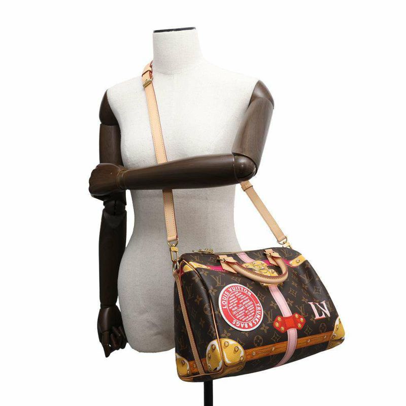 ルイヴィトン ハンドバッグ モノグラム/サマートランク・コレクション スピーディ・バンドリエール30 M41386 LOUIS VUITTON 2way