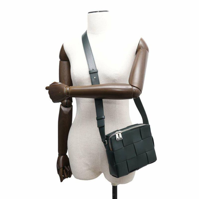 ボッテガヴェネタ ショルダーバッグ カセット カメラバッグ カーフレザー 730027 BOTTEGA VENETA