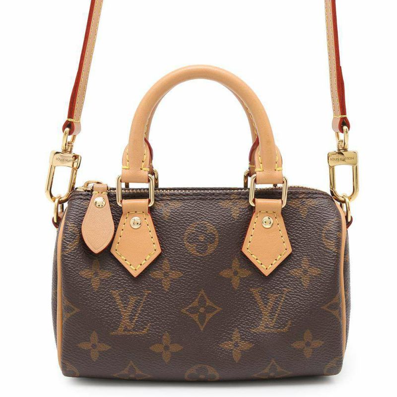 ルイヴィトン ハンドバッグ モノグラム ナノ・スピーディ M81085 LOUIS VUITTON 2way