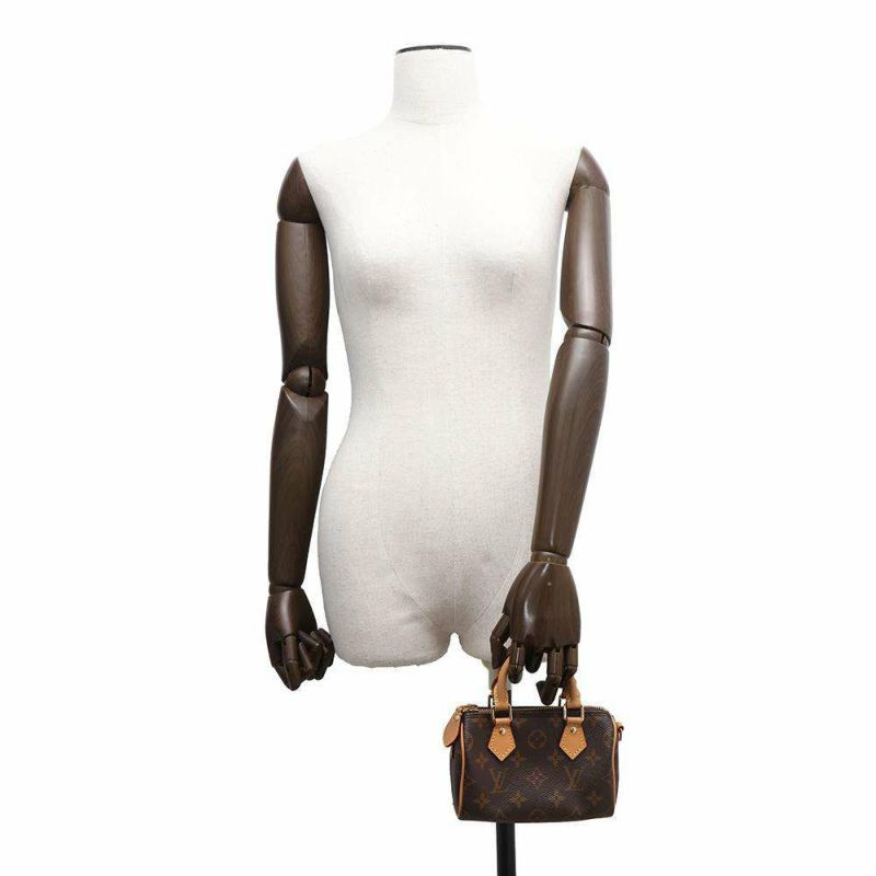 ルイヴィトン ハンドバッグ モノグラム ナノ・スピーディ M81085 LOUIS VUITTON 2way