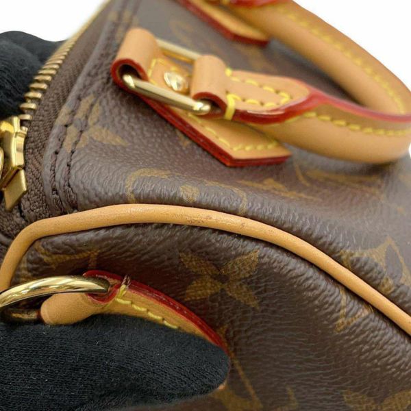 ルイヴィトン ハンドバッグ モノグラム ナノ・スピーディ M81085 LOUIS VUITTON 2way