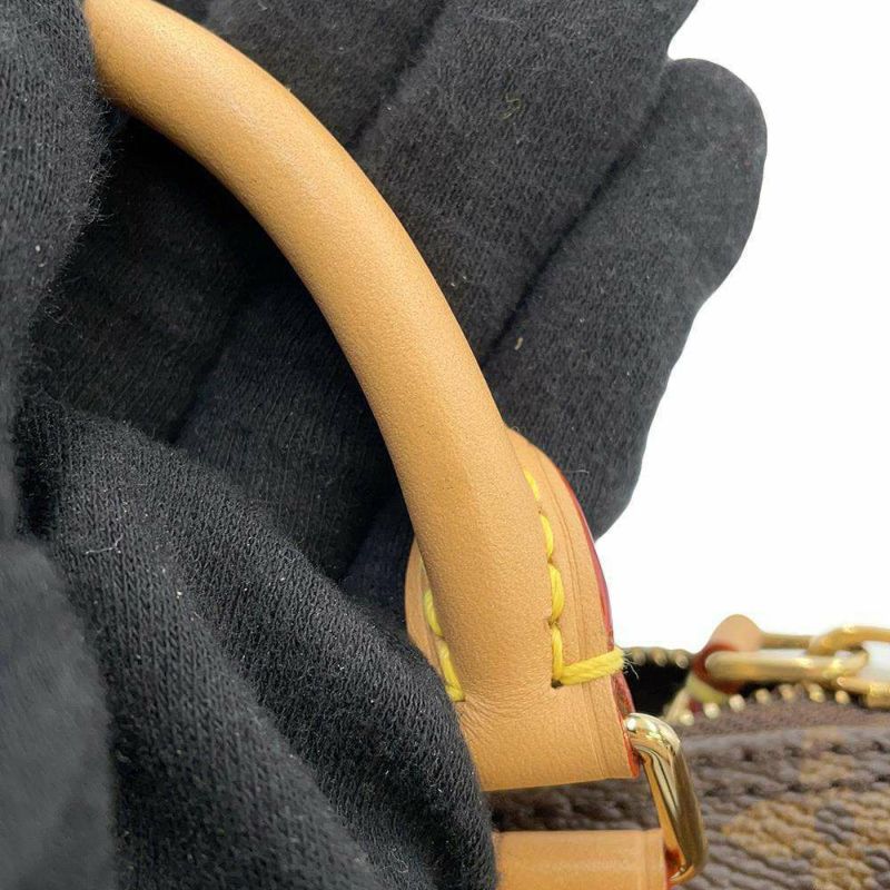 ルイヴィトン ハンドバッグ モノグラム ナノ・スピーディ M81085 LOUIS VUITTON 2way