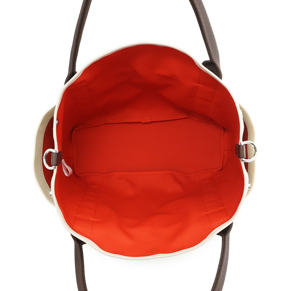 エルメス サックドパンサージュ グルーム SAC DE PANSAGE GROOM ベージュ・サブール/フー/シルバー金具 トワルシェブロン/キャンバス K刻印