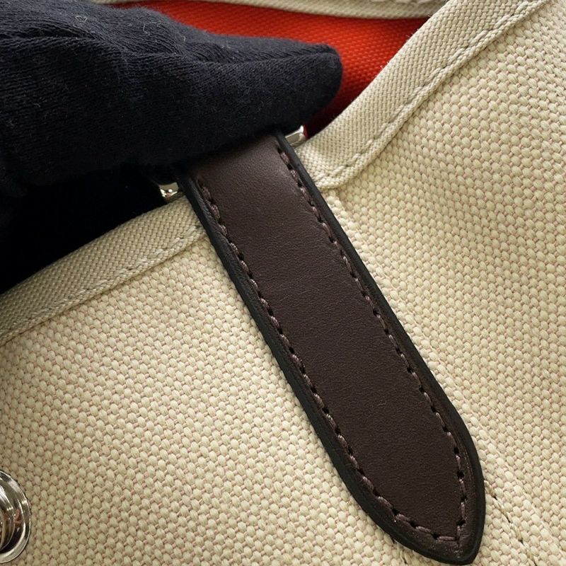 エルメス サックドパンサージュ グルーム SAC DE PANSAGE GROOM ベージュ・サブール/フー/シルバー金具 トワルシェブロン/キャンバス K刻印