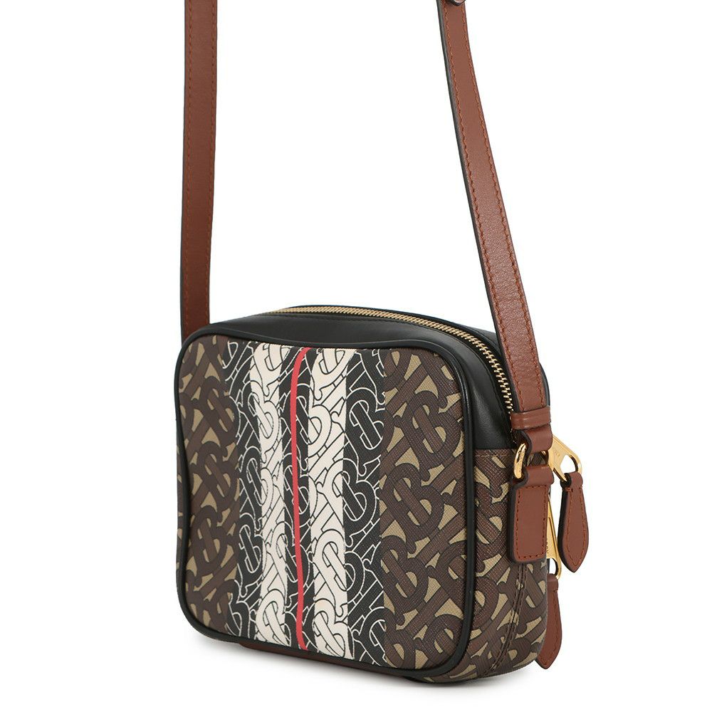 バーバリー ショルダーバッグ TBモノグラム ストライプ PVC レザー 8021485 BURBERRY