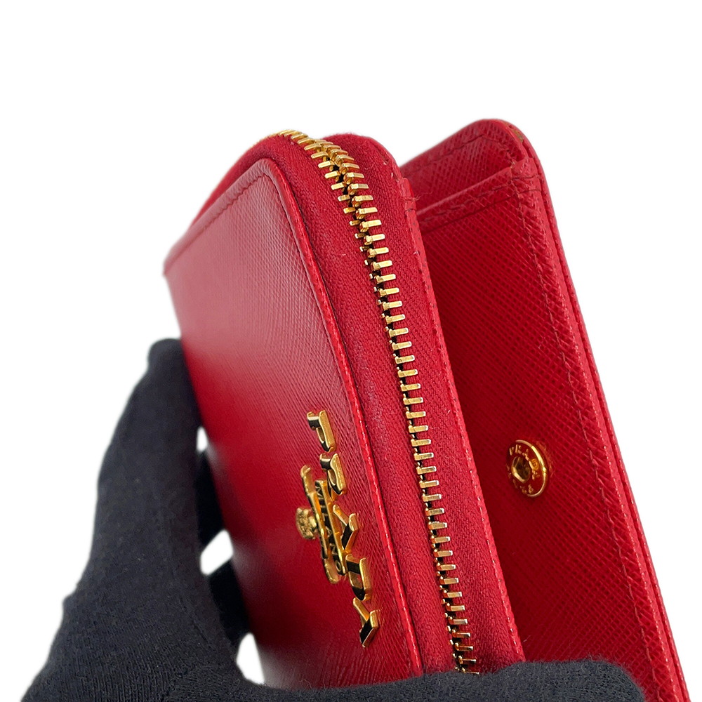 プラダ 二つ折り財布 コンパクトウォレット レザー PRADA