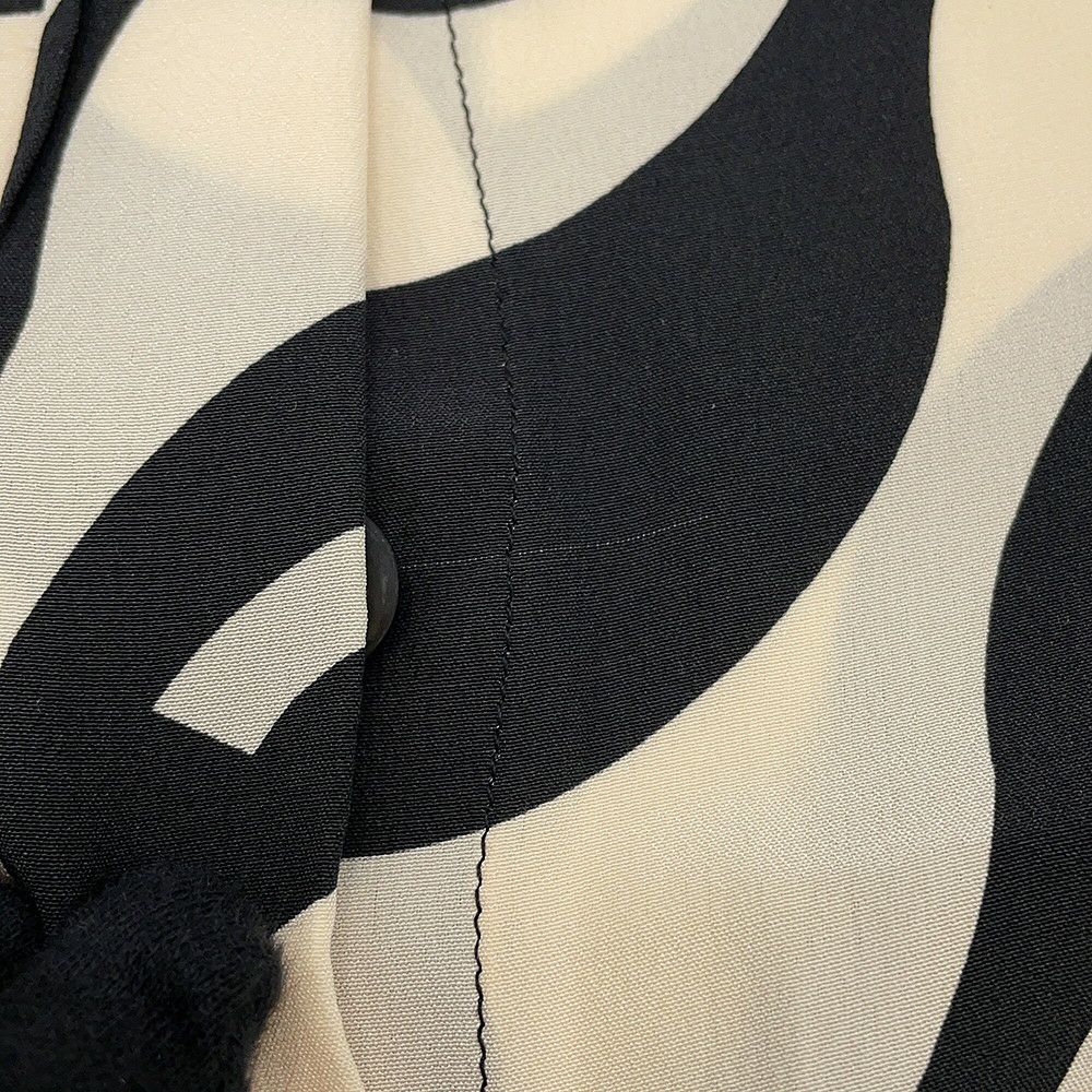 シャネル 半袖シャツ ココマーク ウェーブ シャツ シルク レディースサイズ36 P70211 CHANEL トップス 黒