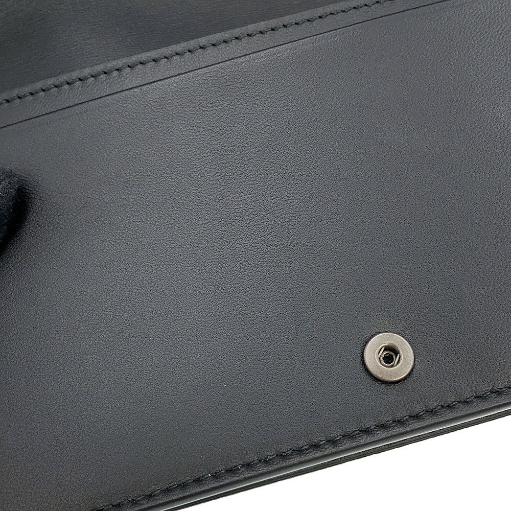 ボッテガヴェネタ チェーンウォレット イントレチャート ナイロン レザー BOTTEGA VENETA 財布 黒