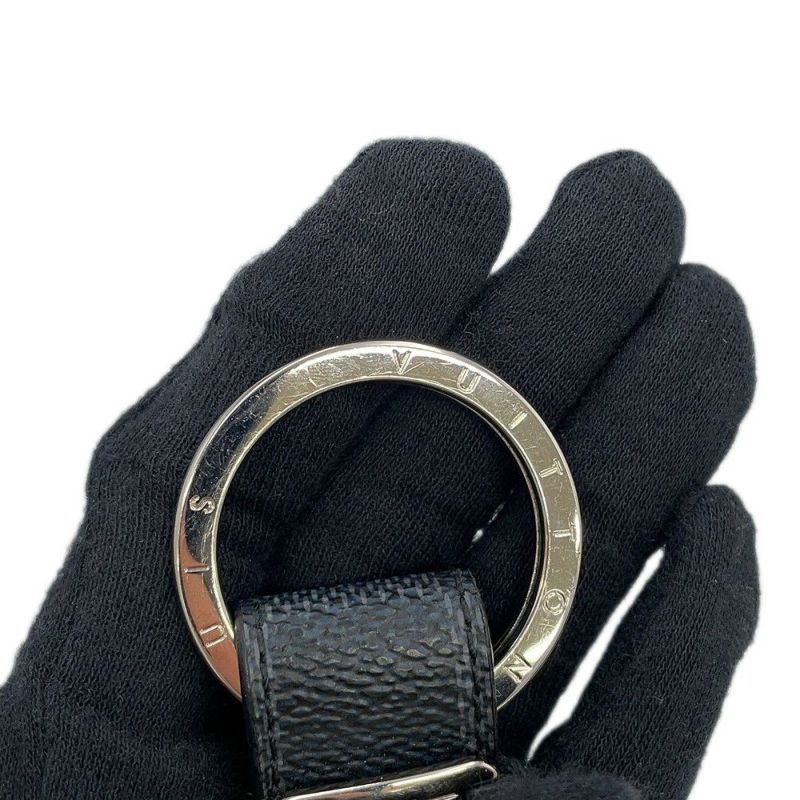 ルイヴィトン キーホルダー ダミエ・グラフィット LVドラゴンヌ M62706 LOUIS VUITTON チャーム ブラック 黒