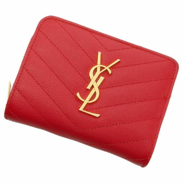 品質保証低価SAINTLAURENTPARIS YSL コンパクトウォレット 三つ折財布 小物