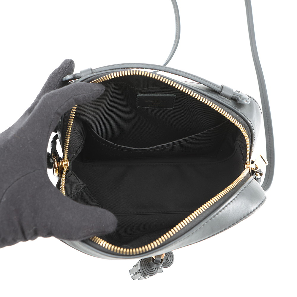 ルイヴィトン ショルダーバッグ モノグラム サントンジュ M43555 LOUIS VUITTON ヴィトン バッグ タッセル ブラック 黒