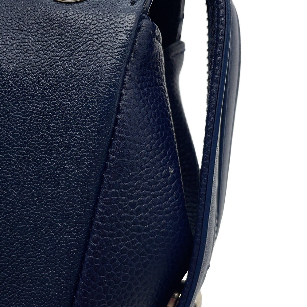 シャネル チェーンショルダーバッグ マトラッセ ココマーク ダブルチェーン ラムスキン CHANEL