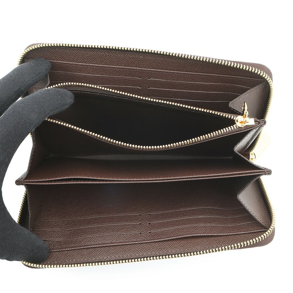 ルイヴィトン 長財布 ダミエ・エベヌ ジッピー・ウォレット N41661 LOUIS VUITTON ヴィトン 財布 ラウンドファスナー