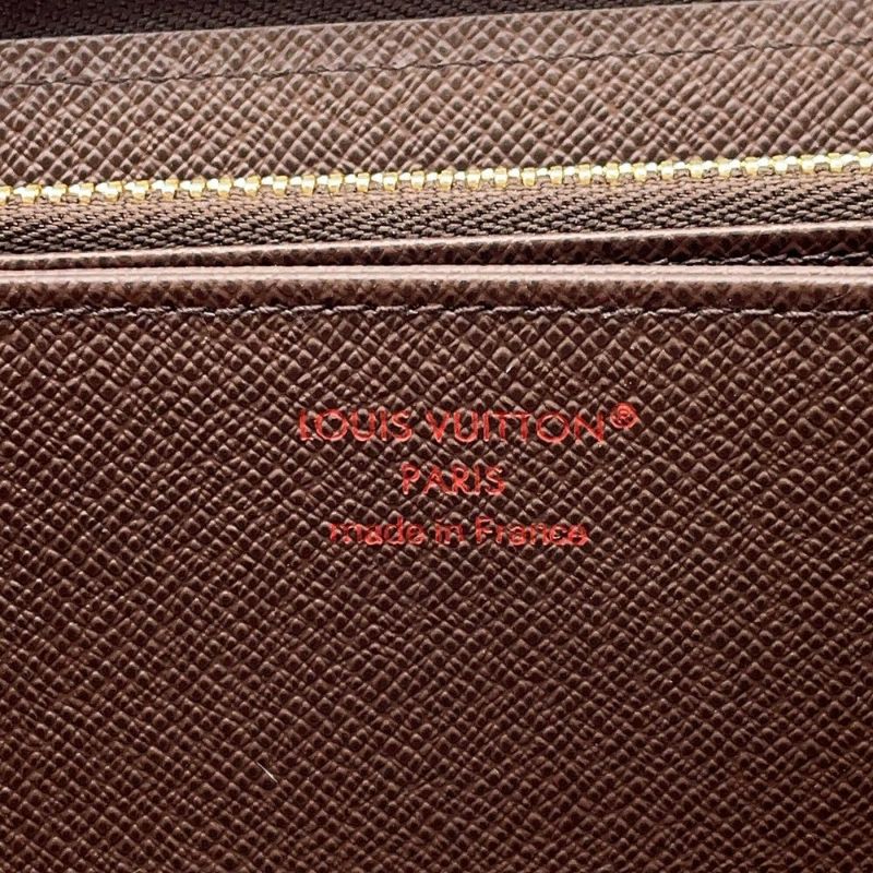 ルイヴィトン 長財布 ダミエ・エベヌ ジッピー・ウォレット N41661 LOUIS VUITTON ヴィトン 財布 ラウンドファスナー