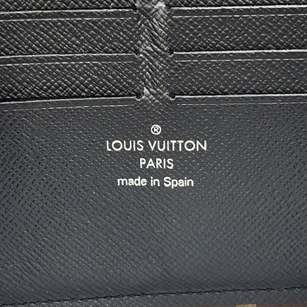ルイヴィトン 長財布 モノグラム・マカサー ジッピー・ドラゴンヌ M69407 LOUIS VUITTON ヴィトン 財布 メンズ 黒 ブラック