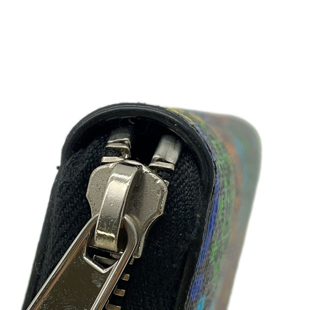 グッチ 長財布 GGサイケデリック ジップアラウンドウォレット 601079 GUCCI 財布 ラウンドファスナー 黒
