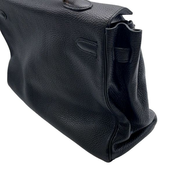 エルメス ハンドバッグ ケリー35 内縫い ブラック/ゴールド金具 トゴ □R刻印 ２wayショルダー 黒