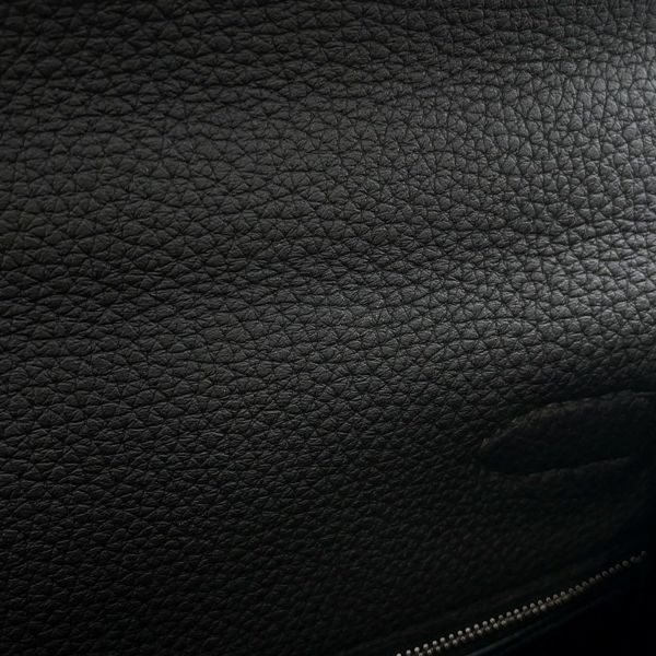 エルメス ハンドバッグ ケリー28 内縫い ブラック/シルバー金具 トゴ X刻印 ２wayショルダー 黒