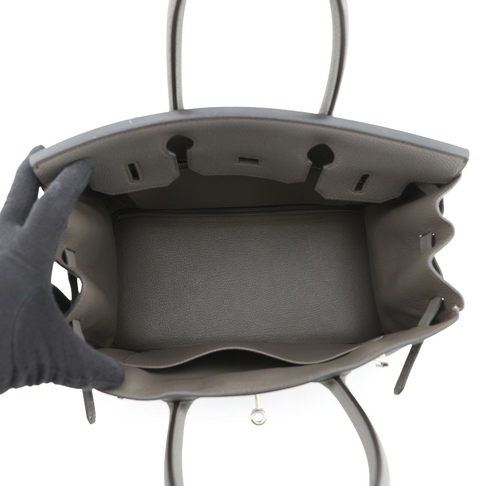 エルメス バーキン30 エタン/シルバー金具 トゴ D刻印 HERMES Birkin ハンドバッグ