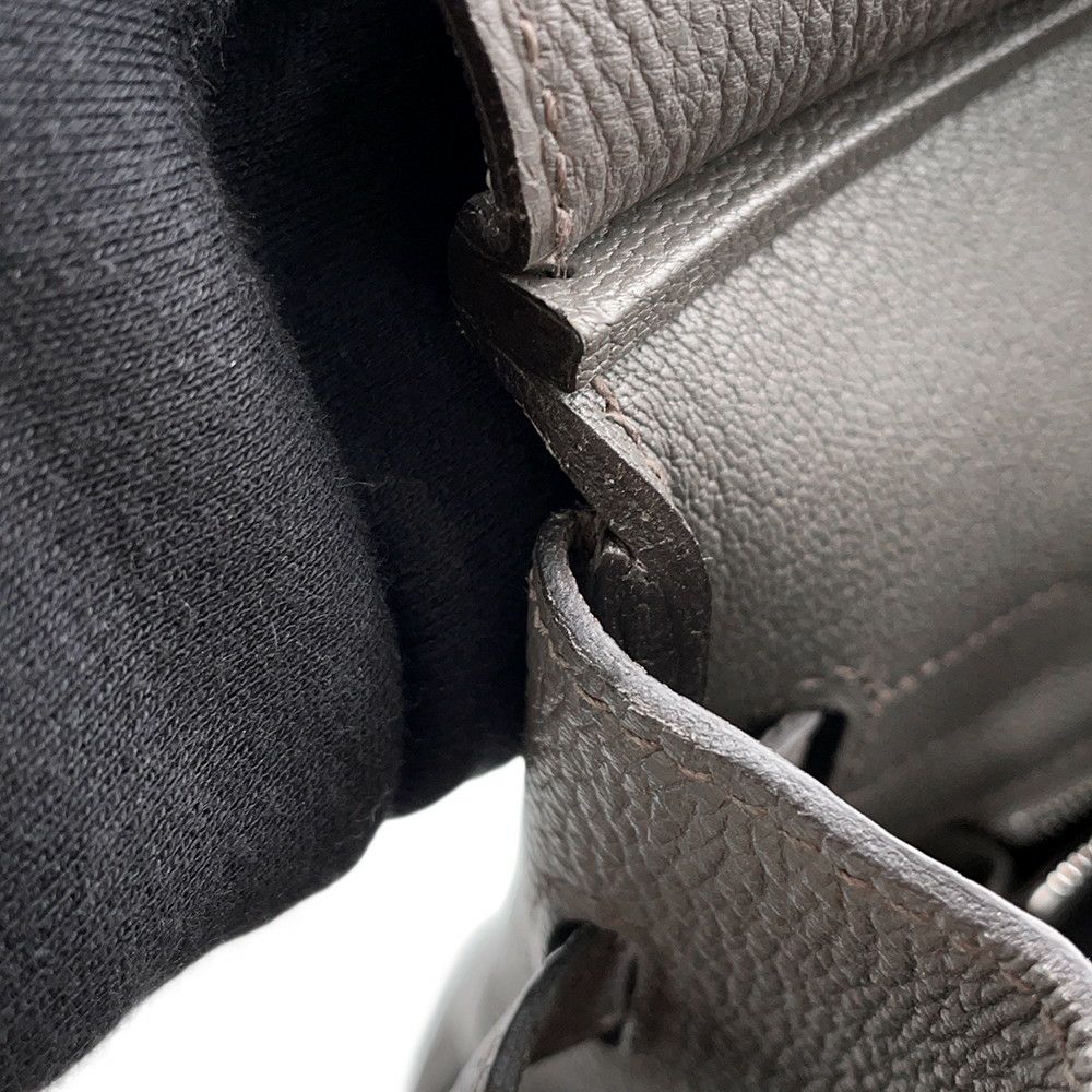 エルメス バーキン30 エタン/シルバー金具 トゴ D刻印 HERMES Birkin ハンドバッグ