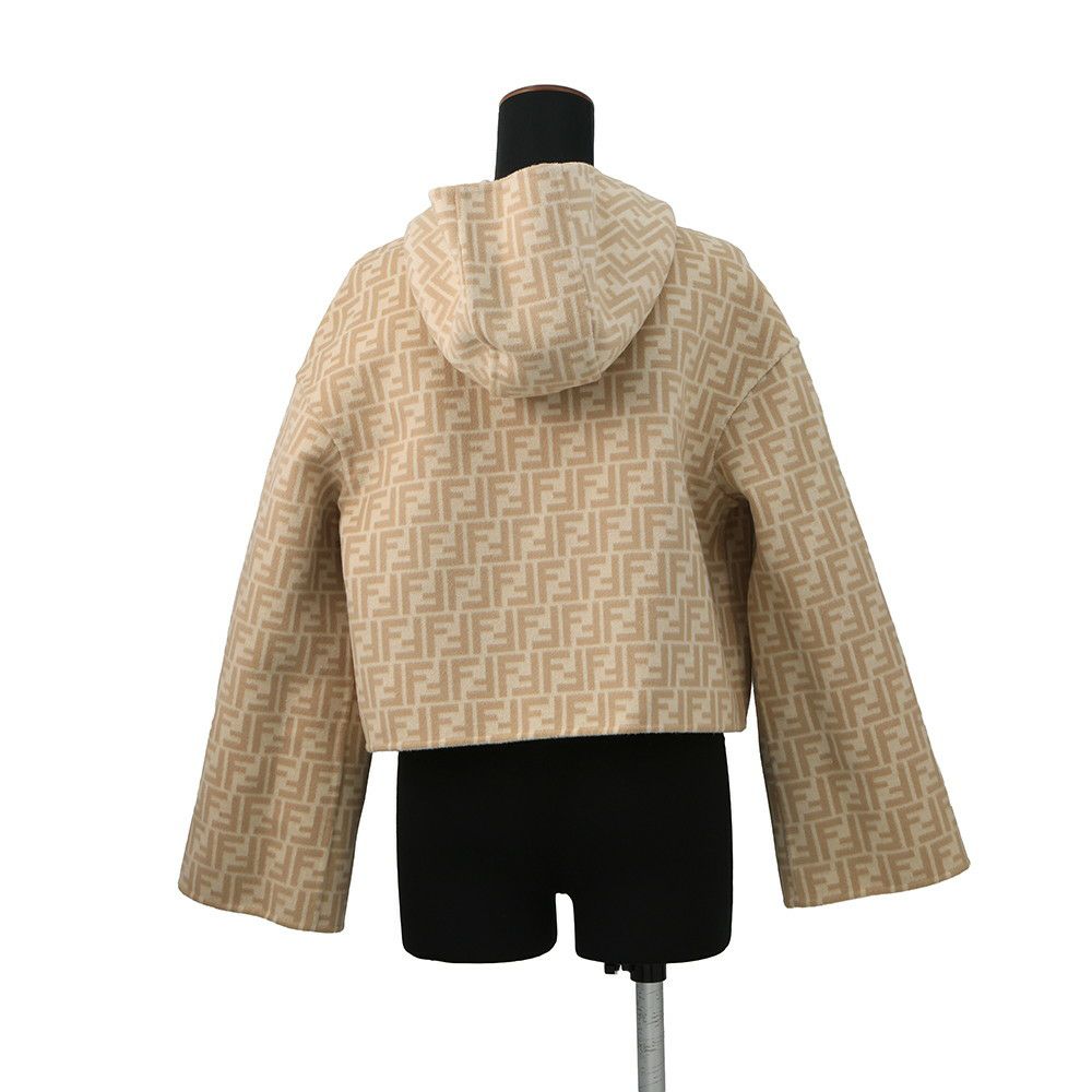 フェンディ ジャケット ズッカ リバーシブル ウール レディースサイズ36 FJ6993 FENDI アウター