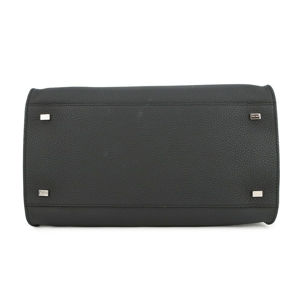 ザ ロウ ハンドバッグ ソフトマルゴー12 レザー W1586 THE ROW 2way 黒