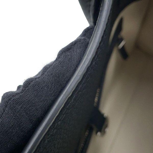 ザ ロウ ハンドバッグ ソフトマルゴー12 レザー W1586 THE ROW 2way 黒