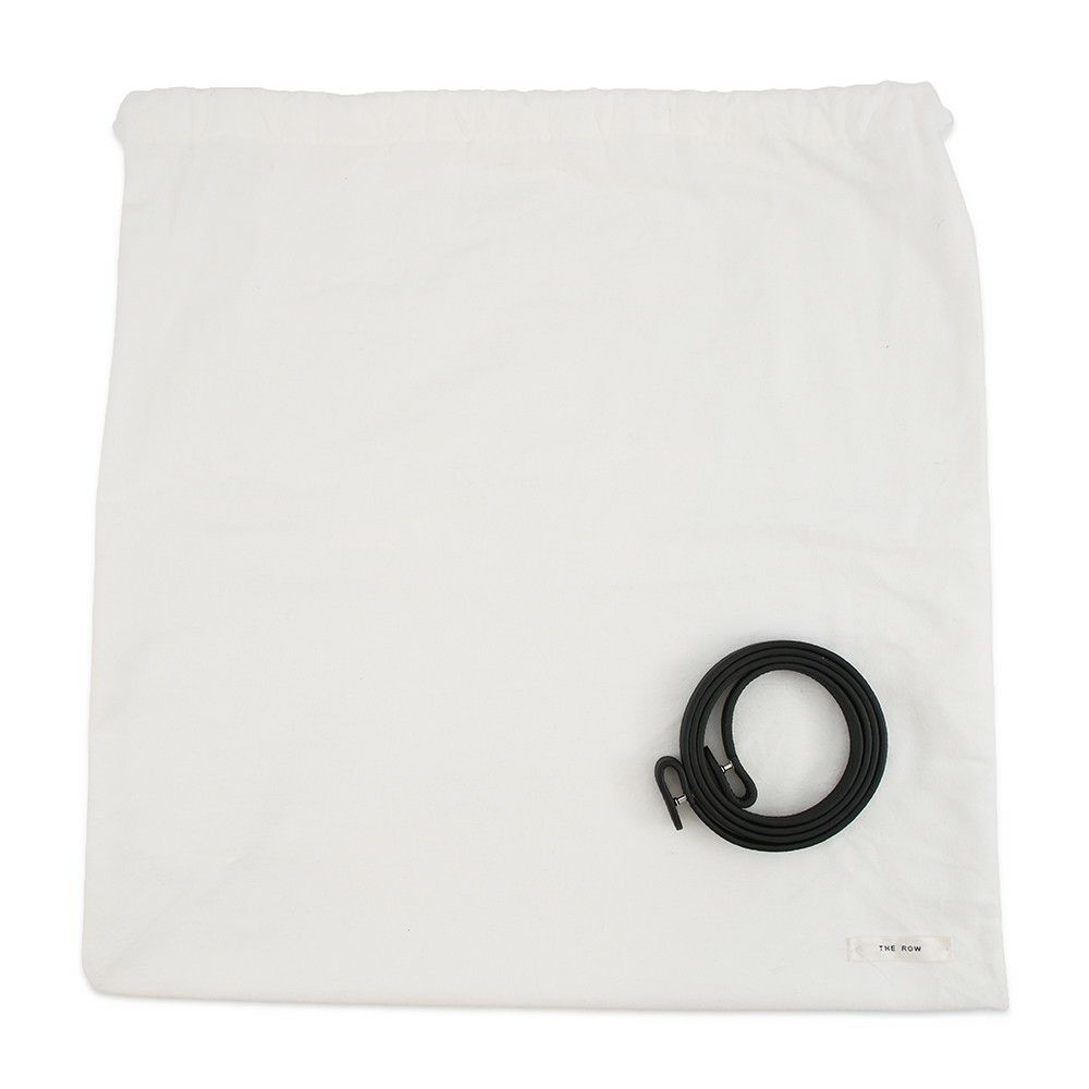 ザ ロウ ハンドバッグ ソフトマルゴー12 レザー W1586 THE ROW 2way 黒