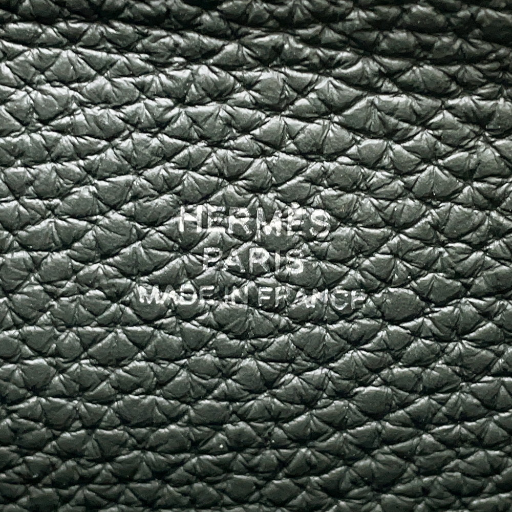 エルメス ショルダーバッグ ヴィドポッシュ ヴェールフォンセ/シルバー金具 トゴ B刻印