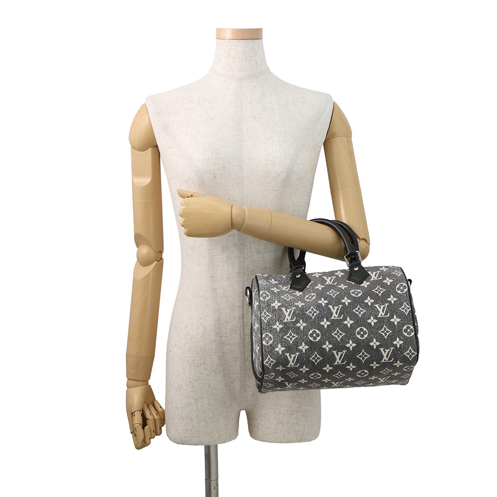 ルイヴィトン ハンドバッグ モノグラム・ジャガードデニム スピーディ・バンドリエール 25 M21464 ヴィトン バッグ 2way ショルダー