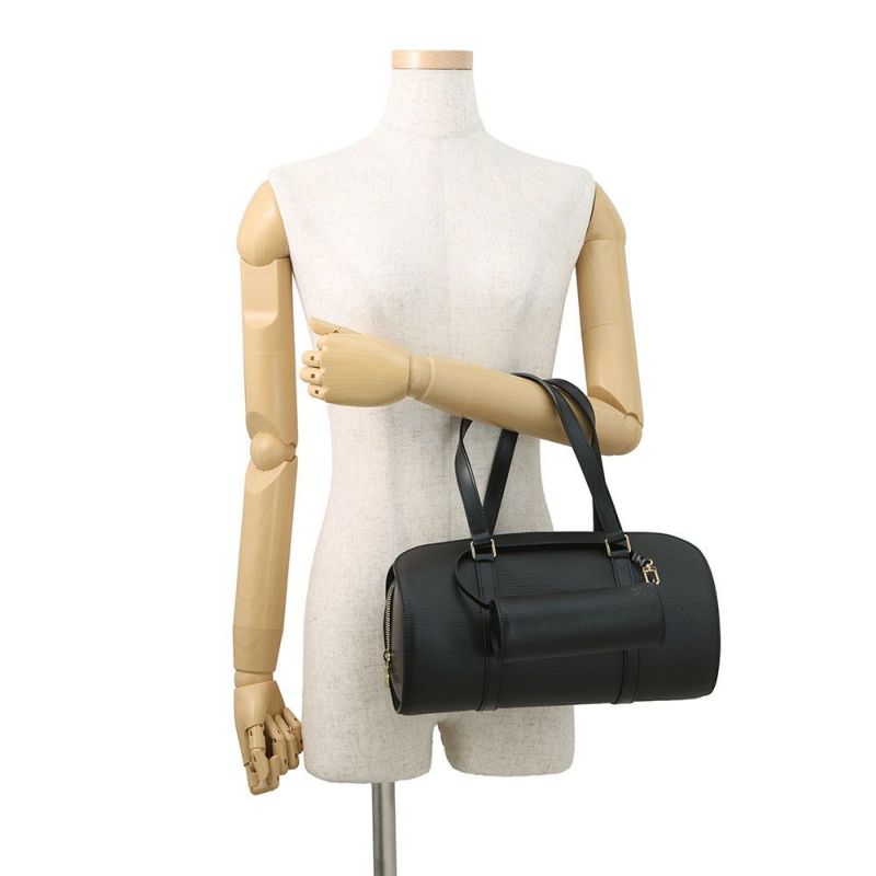 ルイヴィトン ハンドバッグ エピ スフロ M52222 LOUIS VUITTON ヴィトン バッグ ミニボストン 黒 ブラック ポーチ付き