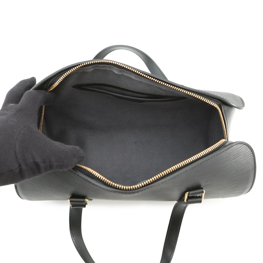 ルイヴィトン ハンドバッグ エピ スフロ M52222 LOUIS VUITTON ヴィトン バッグ ミニボストン 黒 ブラック ポーチ付き